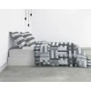 Parure de lit 2 personnes Damo avec housse de couette et taies d'oreiller Imprimé 240 x 220