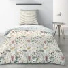 Parure de lit 1 personne Gardenia avec drap plat et taie d'oreiller Imprimé 180 x 290