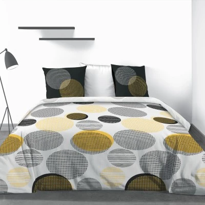 Parure de lit 2 personnes Stitchy avec drap plat et taies d'oreiller Imprimé 240 x 290