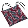 Galette de chaise Mazako Bordeaux 38 x 38 x 3