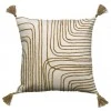 Coussin brodé Gianni Bronze 45 x 45