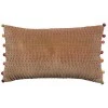 Coussin uni Gastounet Camel 30 x 50