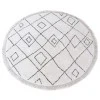 Tapis Ervin Ivoire/taupe Diamètre 160