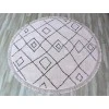 Tapis Ervin Ivoire/taupe Diamètre 160