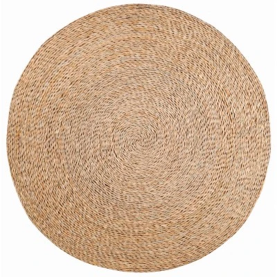 Tapis Rushy Naturel diamètre 120 cm
