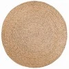 Tapis Rushy Naturel diamètre 120 cm