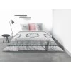 Parure de lit 2 personnes Eau de rose avec housse de couette et taies d'oreiller Imprimé 240 x 220