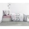 Parure de lit 2 personnes Eau de rose avec housse de couette et taies d'oreiller Imprimé 260 x 240