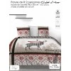 Parure de lit 2 personnes Chalet d'hiver avec housse de couette et taies d'oreiller Imprimé 240 x 220