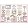 Set de table multi-étiquettes Bordeaux Multico 30 x 45