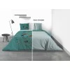Parure de lit 2 personnes Millefleurs avec housse de couette et taies d'oreiller Imprimé 240 x 220