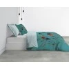 Parure de lit 2 personnes Millefleurs avec housse de couette et taies d'oreiller Imprimé 240 x 220