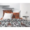 Parure de lit 2 personnes Savane avec housse de couette et taies d'oreiller Imprimé 260 x 240