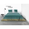 Parure de lit 2 personnes Paon avec drap plat et taies d'oreiller Imprimé 240 x 290