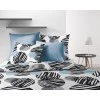 Parure de lit 2 personnes Cerclus avec housse de couette et taies d'oreiller Imprimé 200 x 200