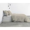 Parure de lit 2 personnes Carmel avec housse de couette et taies d'oreiller Imprimé 240 x 260