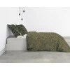 Parure de lit Bio 2 personnes Nava avec housse de couette et taies d'oreiller Imprimé 240 x 220
