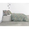 Parure de lit Bio 2 personnes Telma avec housse de couette et taies d'oreiller Imprimé 240 x 220