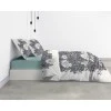 Parure de lit Bio 2 personnes Avec amour avec housse de couette et taies d'oreiller Imprimé 200 x 200