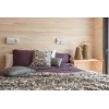 Housse de couette stonewashed Zeff Raisin 260 x 240