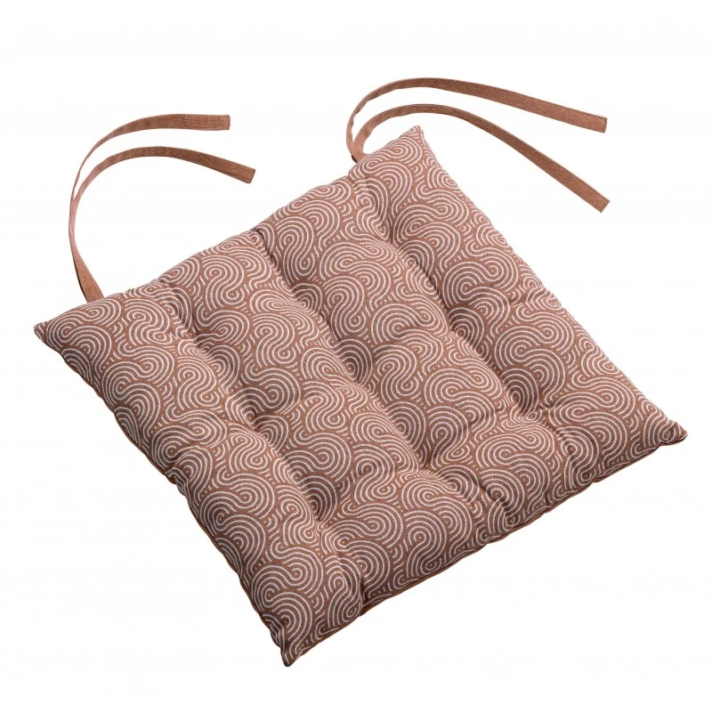 Galette de chaise 9 points Vinny Cannelle 38 x 38 x 3 cm