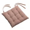 Galette de chaise 9 points Vinny Cannelle 38 x 38 x 3 cm