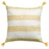 Coussin à rayures Diana Mimosa 45 x 45