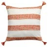 Coussin &agrave; rayures Diana Marmelade 45 x 45