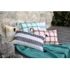Coussin à carreaux Diana Marmelade 45 x 45