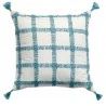 Coussin &agrave; carreaux Diana Quartz 45 x 45