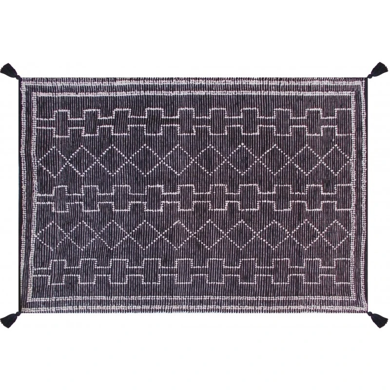 Tapis Gimie Charbon/ivoire 160 x 230