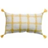 Coussin à carreaux Diana Mimosa 30 x 50