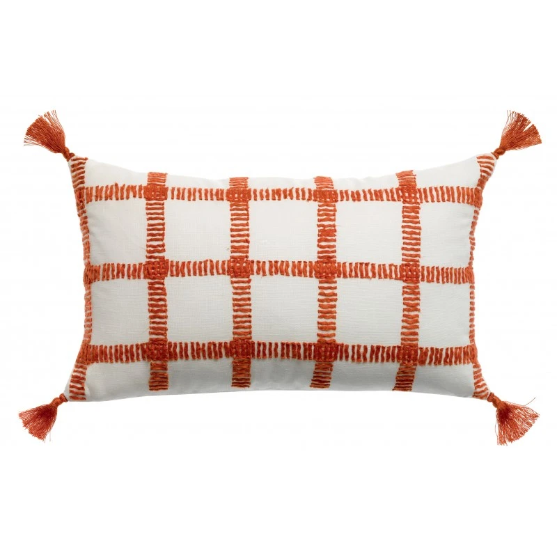 Coussin à carreaux Diana Marmelade 30 x 50