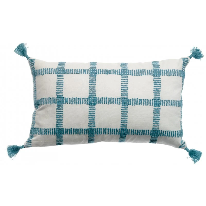 Coussin à carreaux Diana Quartz 30 x 50