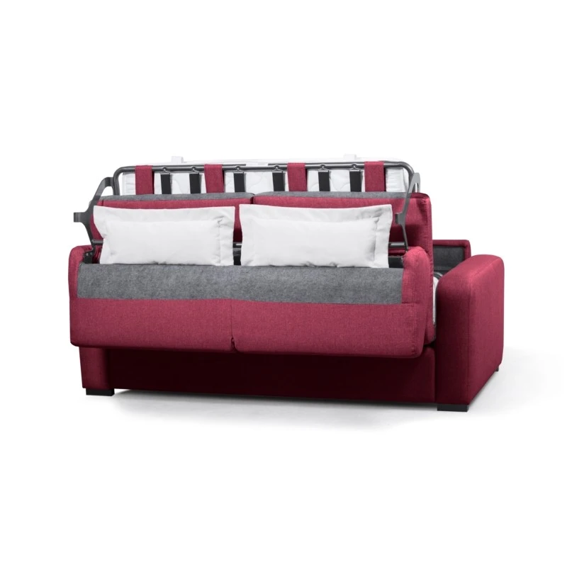 DYLAN - Canapé convertible système couchage express 3 places en tissu x