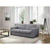 DYLAN - Canapé convertible système couchage express 3 places en tissu