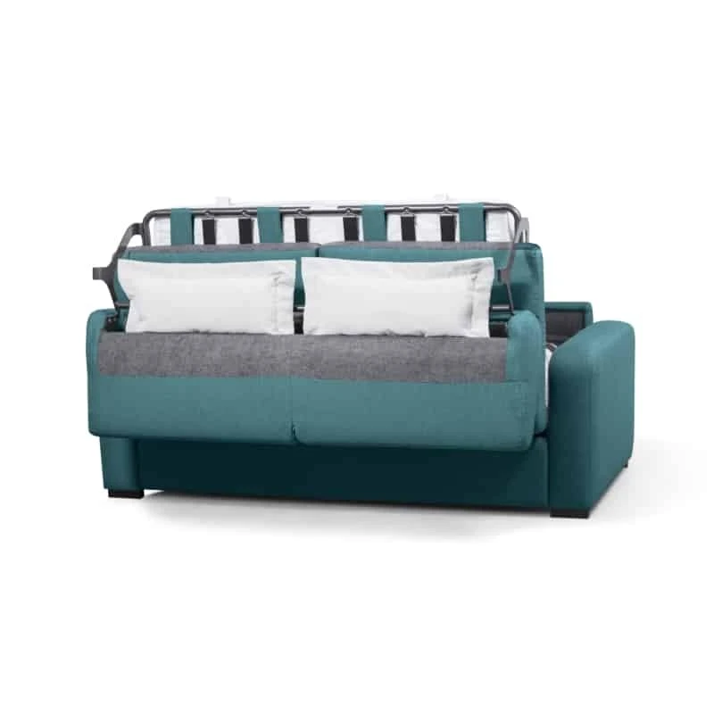 DYLAN - Canapé convertible système couchage express 3 places en tissu canard