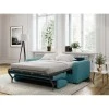 DYLAN - Canapé convertible système couchage express 3 places en tissu canard
