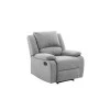 9121 - Fauteuil de relaxation manuel en tissu