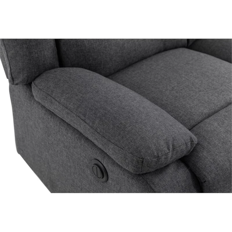 9121 - Canapé de relaxation 2 places en tissu