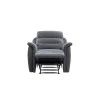 9222 - Fauteuil de relaxation manuel en tissu