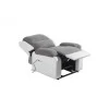 9121EEL - Fauteuil de relaxation électrique avec releveur en microfibre et simili /blanc