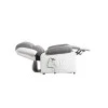 9121EEL - Fauteuil de relaxation électrique avec releveur en microfibre et simili /blanc