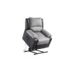 9121EEL - Fauteuil de relaxation électrique avec releveur en microfibre et simili /noir