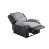9121EEL - Fauteuil de relaxation électrique avec releveur en microfibre et simili /noir