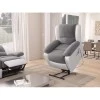 9121EEL - Fauteuil de relaxation électrique avec releveur en microfibre et simili /blanc