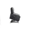 9121EEL - Fauteuil de relaxation électrique avec releveur en microfibre et simili /noir