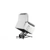 9121EEL - Fauteuil de relaxation électrique avec releveur en microfibre et simili /blanc