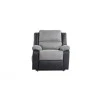 9121EEL - Fauteuil de relaxation électrique avec releveur en microfibre et simili /noir