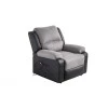9121EEL - Fauteuil de relaxation électrique avec releveur en microfibre et simili /noir